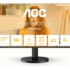 AOC | Q27B3CF2 | 27 " | IPS | QHD | 16:9 | 100 Hz | 1 ms | 2560 x 1440 pixels | 350 cd/m² | HDMI ports quantity 1 | Black | Warranty 36 month(s)