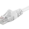 Goobay Patch Cable | 68633 CAT 6 U/UTP | PVC | Cable length: 1 m | White