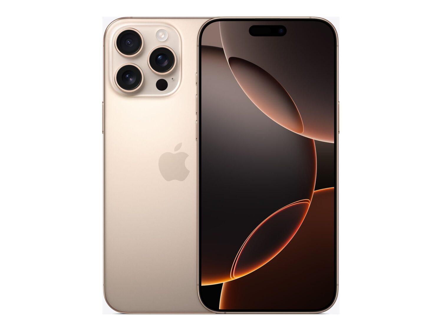 Apple iPhone 16 Pro Max | Desert Titanium | 6.9 " | Super Retina XDR display with ProMotion | 2868 x 1320 pixels | A18 Pro | Internal RAM 8 GB | 1000 GB | Dual SIM | 4G | 5G | Main camera resolution 48+12 MP | Secondary camera resolution 12 MP | iOS | 18