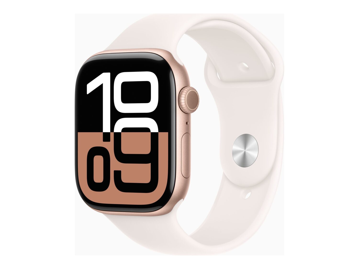 Apple Watch Series 10 | Smart watch | GPS (satellite) | Always-On Retina display | Waterproof | Rose Gold
