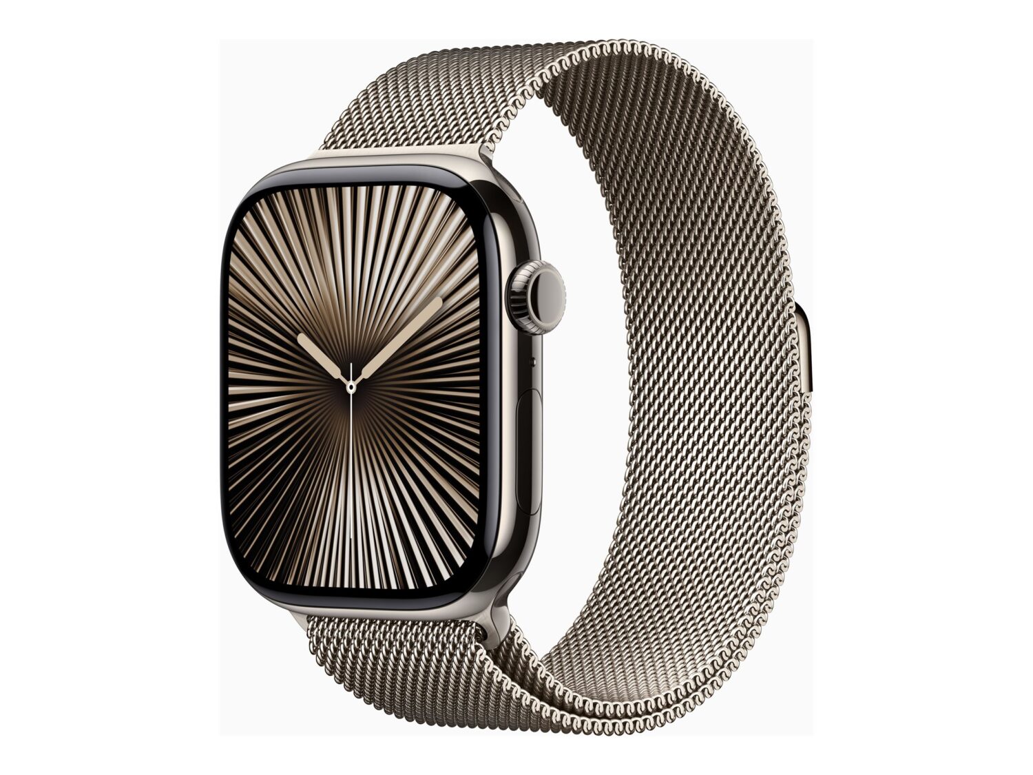 Apple Watch Series 10 | Smart watch | GPS (satellite) | Always-On Retina | Waterproof | Natural Titanium