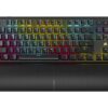 Corsair | Tenkeyless Mechanical Gaming Keyboard | K70 CORE TKL | Gaming Keyboard | Wireless | NA | Black | MLX RED Switch | Wireless connection