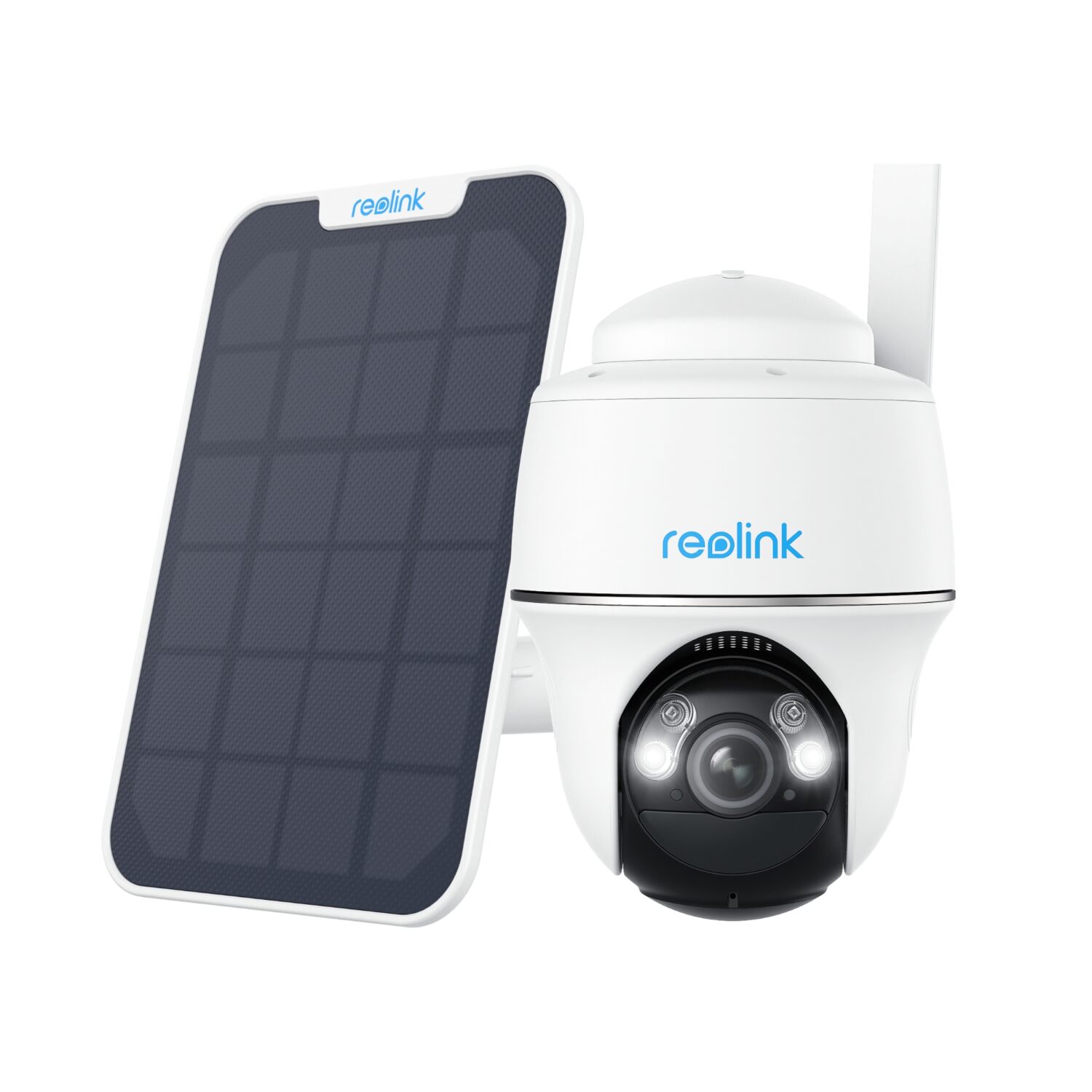 Reolink | 4G Security Camera with Smart Detection and Solar Panel | Go Series G430 | PT | 4 MP | Fixed lens | IP64 | H.265 | Micro SD, Max. 128 GB | White