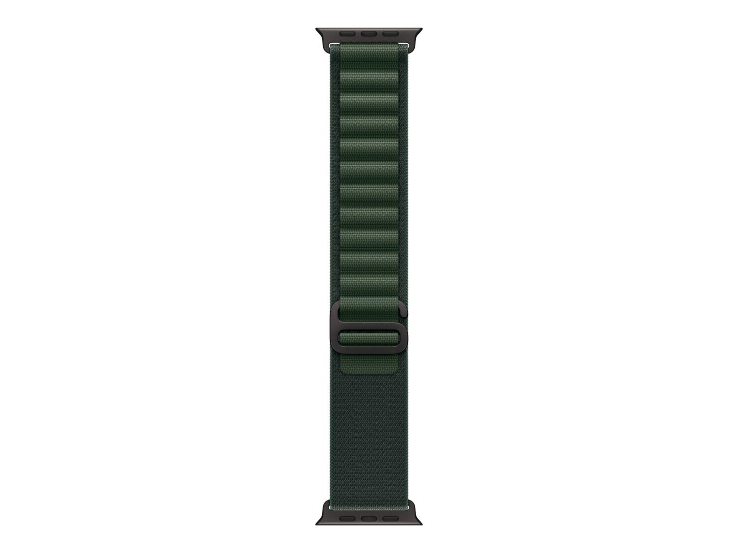 Apple 49mm Dark Green Alpine Loop - Medium - Black Titanium Finish