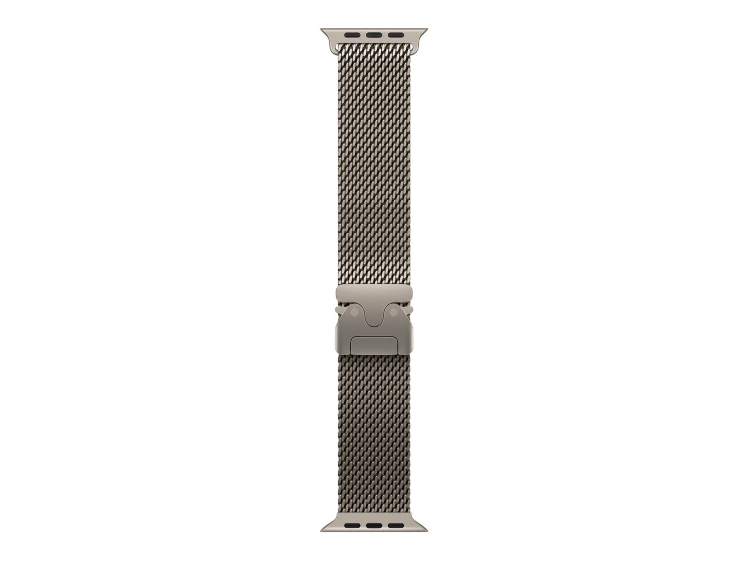 Apple 49mm Natural Titanium Milanese Loop - Large