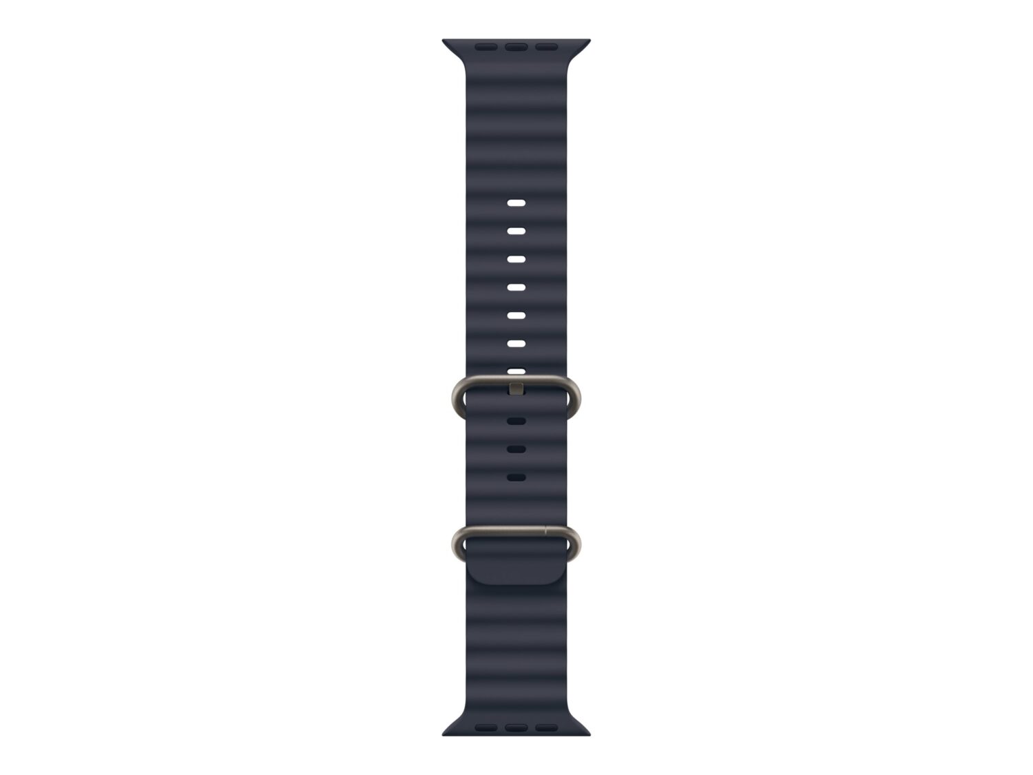 Apple | 49mm Navy Ocean Band - Natural Titanium Finish