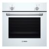 Bosch Oven | HBF010BV1S | 66 L | Electric | Manual | Control knob | Height 59.5 cm | Width 59.4 cm | White