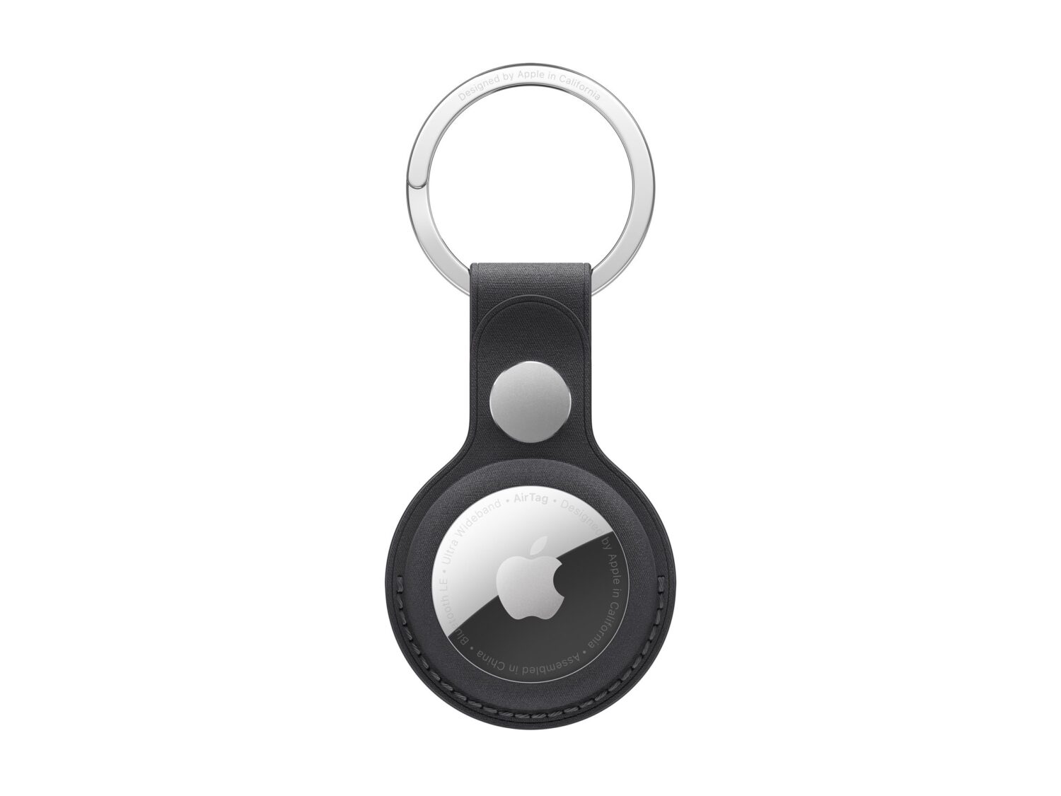 Apple AirTag FineWoven Key Ring | Black