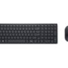 Dell | Silent Keyboard and Mouse | KM555 | Keyboard and Mouse Set | Wireless | US International (QWERTY) | Black | 2.4 GHz, Bluetooth 5.1 | Wireless connection