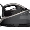 TEFAL Steam Station | SV6140 Express Easy | 2200 W | 1.7 L | 6 bar | Auto power off | Vertical steam function | Calc-clean function | Black/Steel Grey