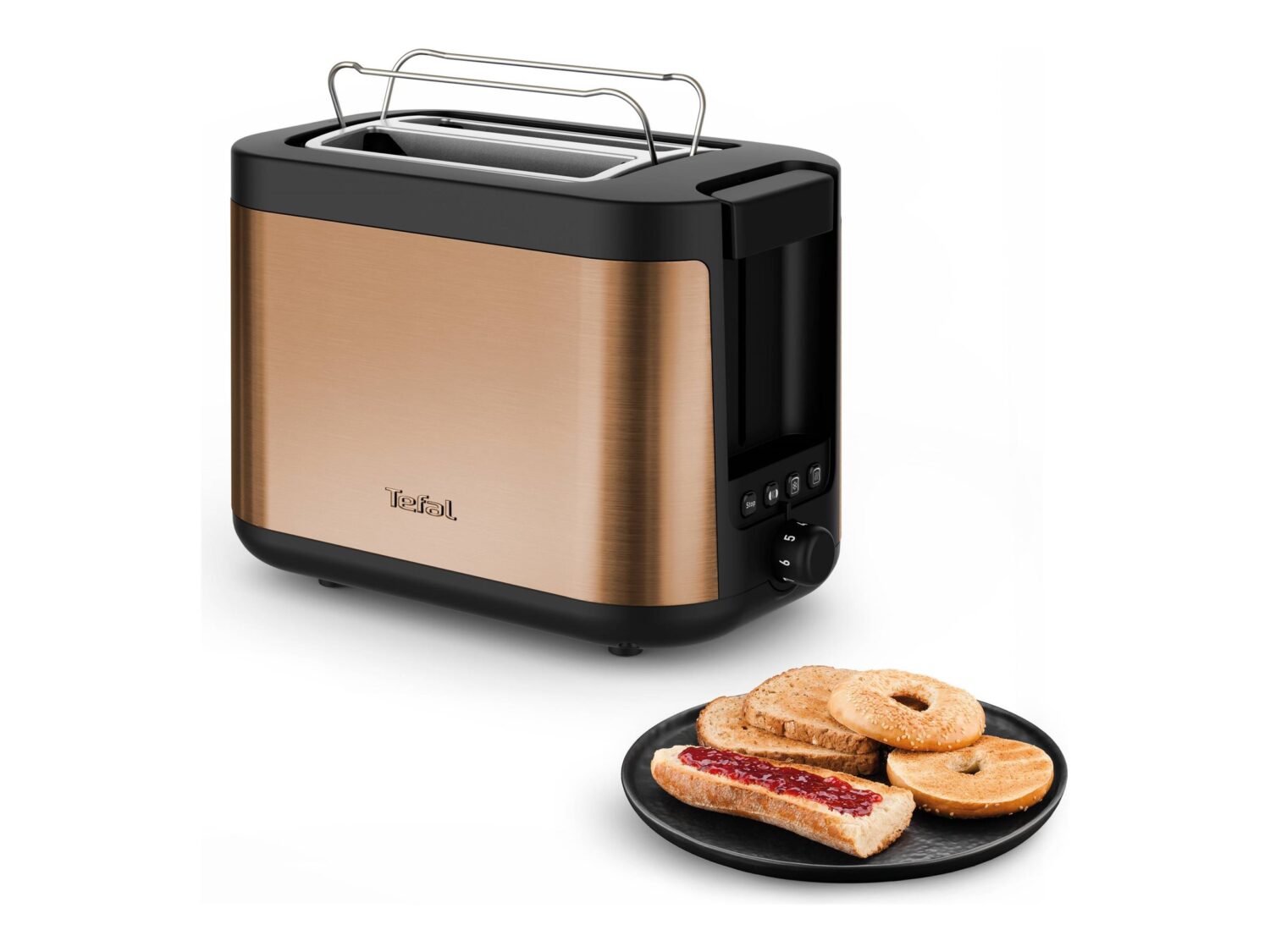 TEFAL Toaster | TT430G10 Coppertinto | Number of slots 2 | Housing material  Stainless steel | Gold