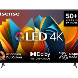 Hisense QLED Smart TV | 50E7NQ | 50" | Smart TV | VIDAA OS | UHD | Black