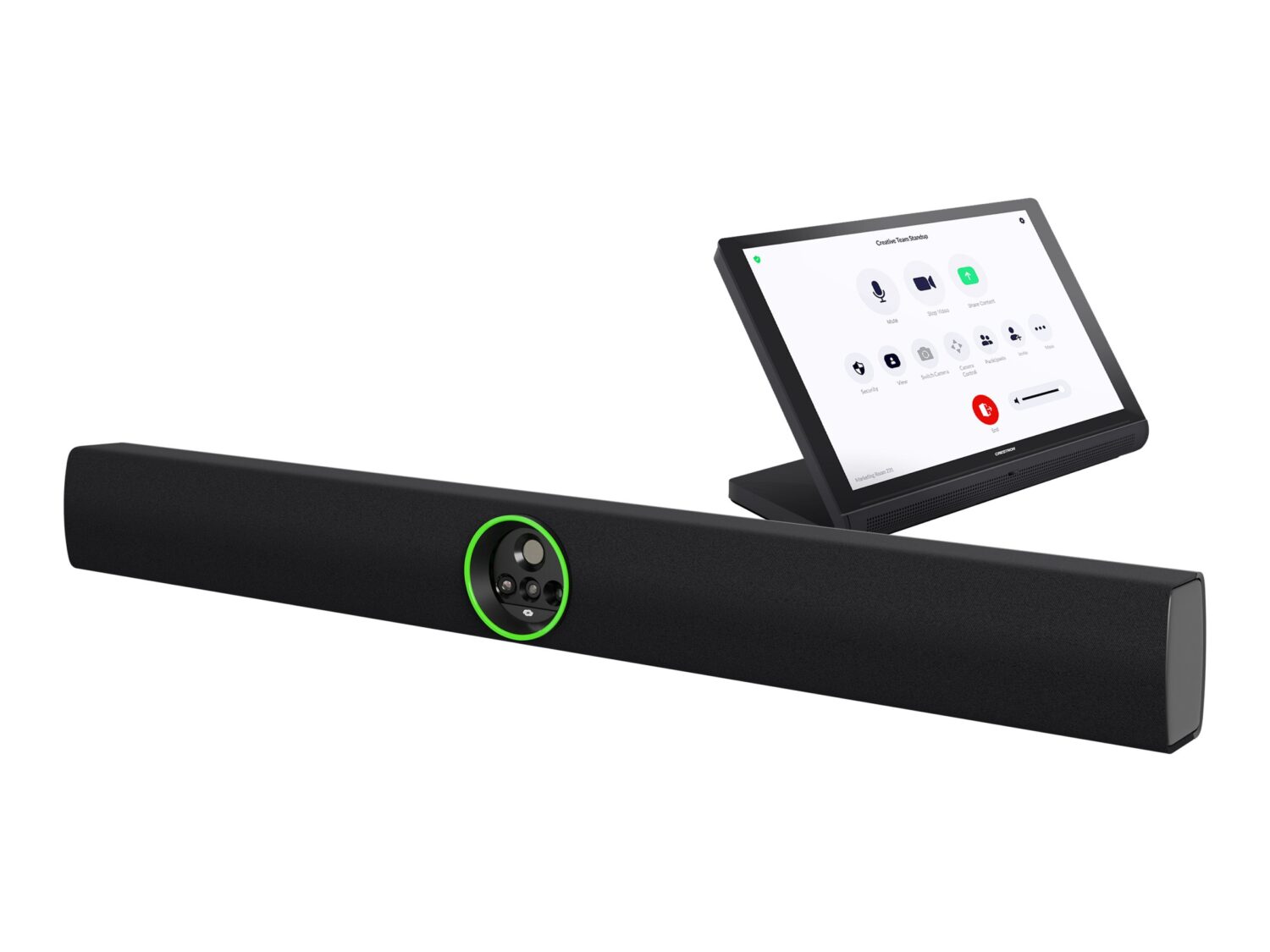 Crestron Flex Large Room Conference Solution with All-In-One Videobar 70 for Zoom Rooms | UC-B70-A-Z-I | Black