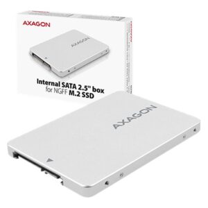 AXAGON Internal 2.5" box with SATA interface for M.2 SATA SSD | RSS-M2SD