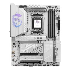 MSI MPG B850 EDGE TI WIFI | Processor family AMD | Processor socket AM5 | DDR5 | Supported hard disk drive interfaces SATA, M.2 | Number of SATA connectors 4