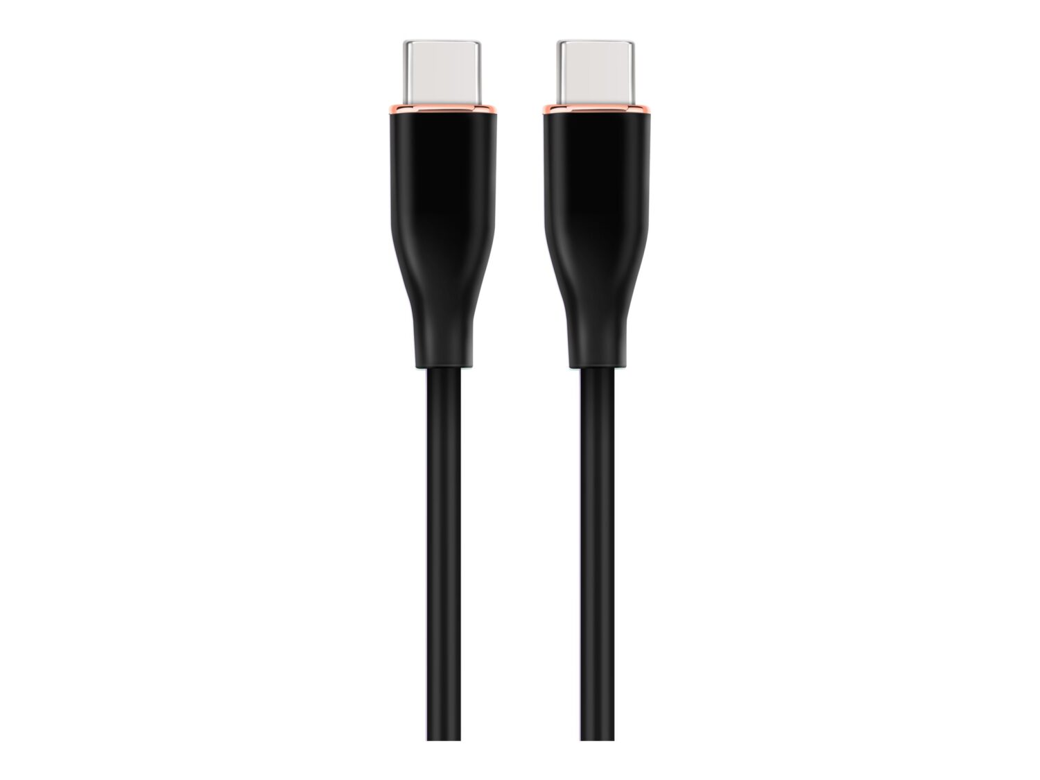 Cablexpert | Premium Silicon Type-C Power Delivery (PD) Charging and Data Cable, 1.5 m | CC-USB2S-CMCM-1.5M-BK