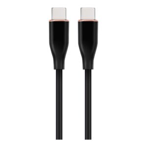Cablexpert | Premium Silicon Type-C Power Delivery (PD) Charging and Data Cable, 1.5 m | CC-USB2S-CMCM-1.5M-BK