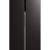 Midea Refrigerator | MDRS619FIE28 | Energy efficiency class E | Free standing | Side by side | Height 177.5 cm | No Frost system | Fridge net capacity 271 L | Freezer net capacity 189 L | Display | 41 dB | Black
