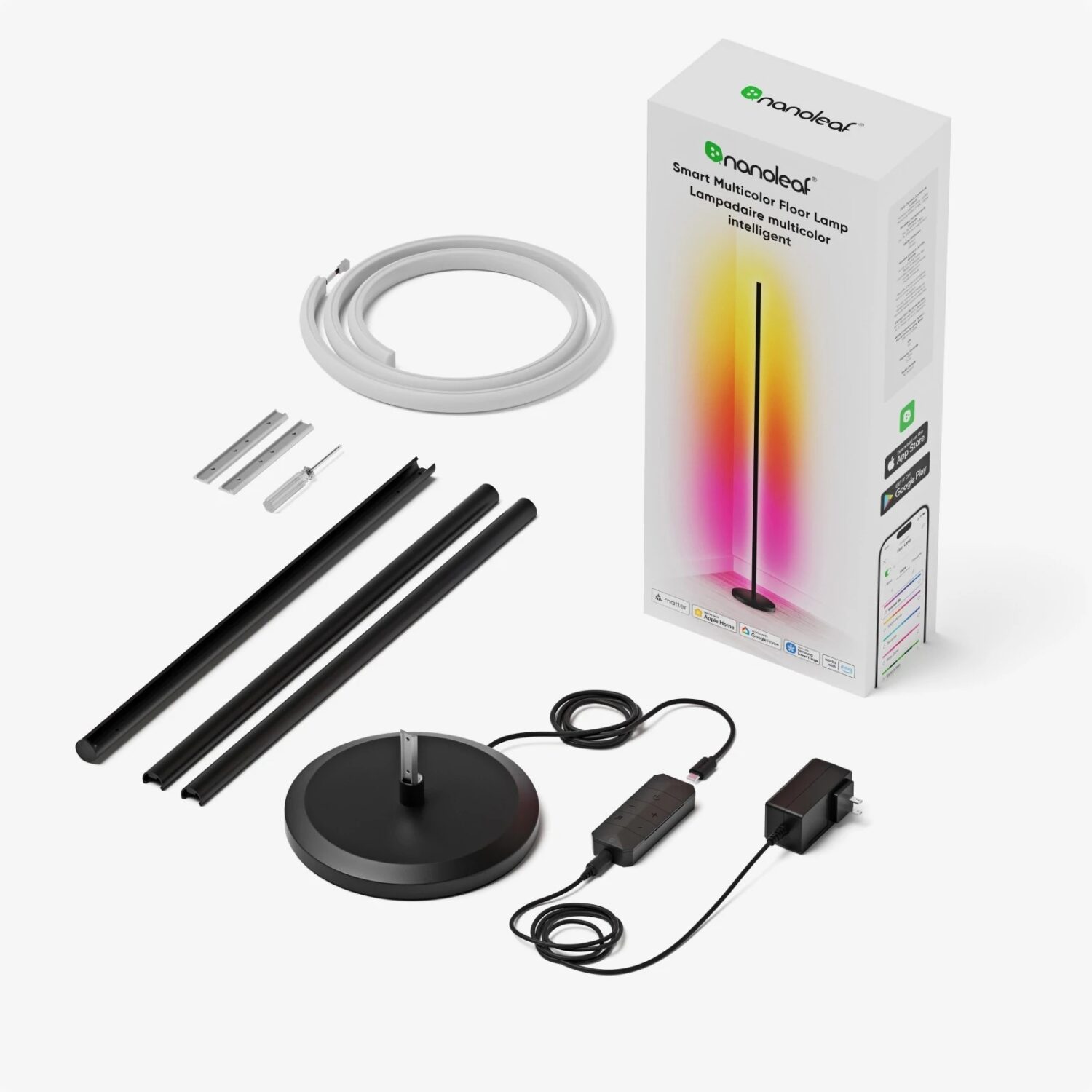 Nanoleaf Floor Lamp Smart Matter WiFi|22 W|RGBW