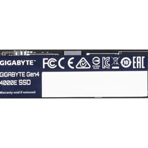 Gigabyte SSD | G440E500G | 500 GB | Solid-state drive interface PCI Express 4.0x4, NVMe 1.4 | Read speed 3600 MB/s | Write speed 3000 MB/s