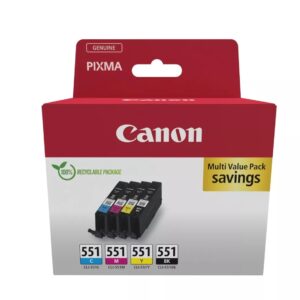 Canon CLI-551 | Ink cartridge | Black, Cyan, Magenta, Yellow
