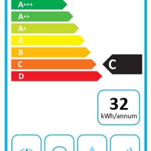 Candy Hood | CBG52SX | Canopy | Energy efficiency class C | Width 52 cm | 168 m³/h | Mechanical | LED | Silver