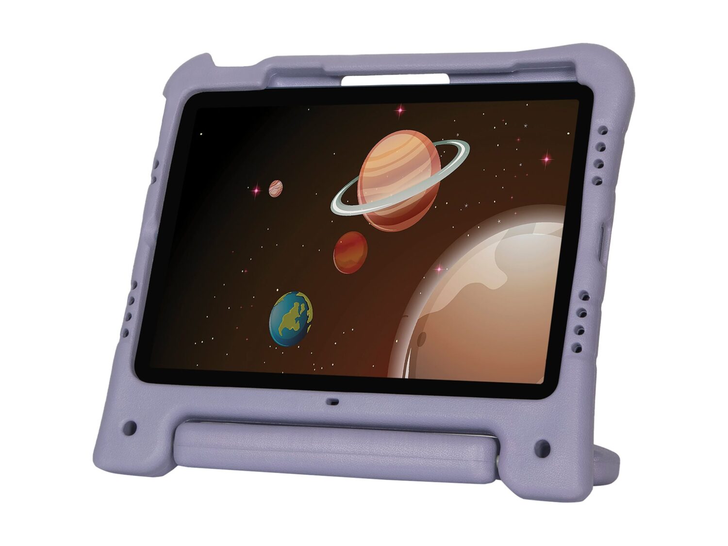 Targus Kid’s Antimicrobial Case | Tablet case | For iPad Air 11-inch (M2), iPad 10.9-inch (10th gen), iPad Air 10.9-inch (5th and 4th gen), and iPad Pro 11-inch (4th, 3rd, 2nd, and 1st gen) | Purple