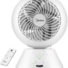 Midea Fan | MDF24JRW TurboForce | Table Fan | White | Number of speeds 5 | Oscillation | Remote control