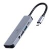 Cablexpert USB Type-C 5-in-1 multi-port adapter (Hub + HDMI + PD + stereo audio) | A-CM-COMBO5-02