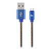 Cablexpert | Premium Jeans (Denim) Type-C USB Cable with Metal Connectors | CC-USB2J-AMCM-1M-BL