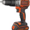 BLACK & DECKER 18V Drill Driver with 2x2.0 Ah Batteries | BCD383D2XK-QW
