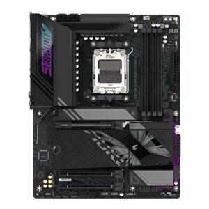 Gigabyte X870E A ELITE WIFI7 | Processor family AMD | Processor socket AM5 | DDR5 | Supported hard disk drive interfaces SATA, M.2 | Number of SATA connectors 4