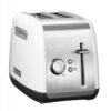 KitchenAid Classic Toaster | 5KMT2115EWH | Power 1100 W | Number of slots 2 | Housing material Metal | Stainless Steel/White