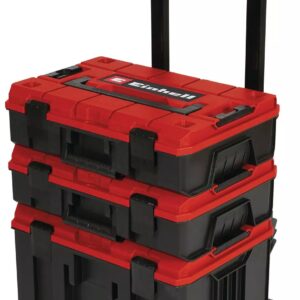 Einhell | E-Case Tower Tool Box Set with Wheels, 3 pcs | 4540015