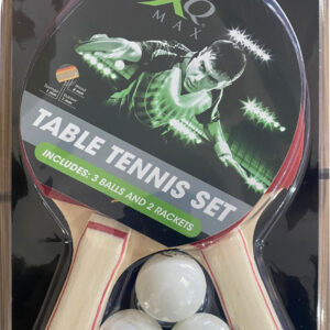 Pure2Improve | Table Tennis Set: 2x Bats, 3x Balls