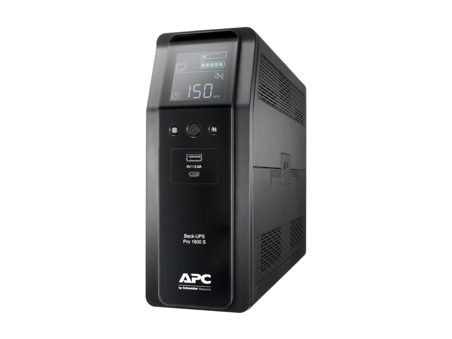APC Back UPS Pro BR 1600VA, Sinewave,8 Outlets, AVR, LCD interface | Schneider Electric
