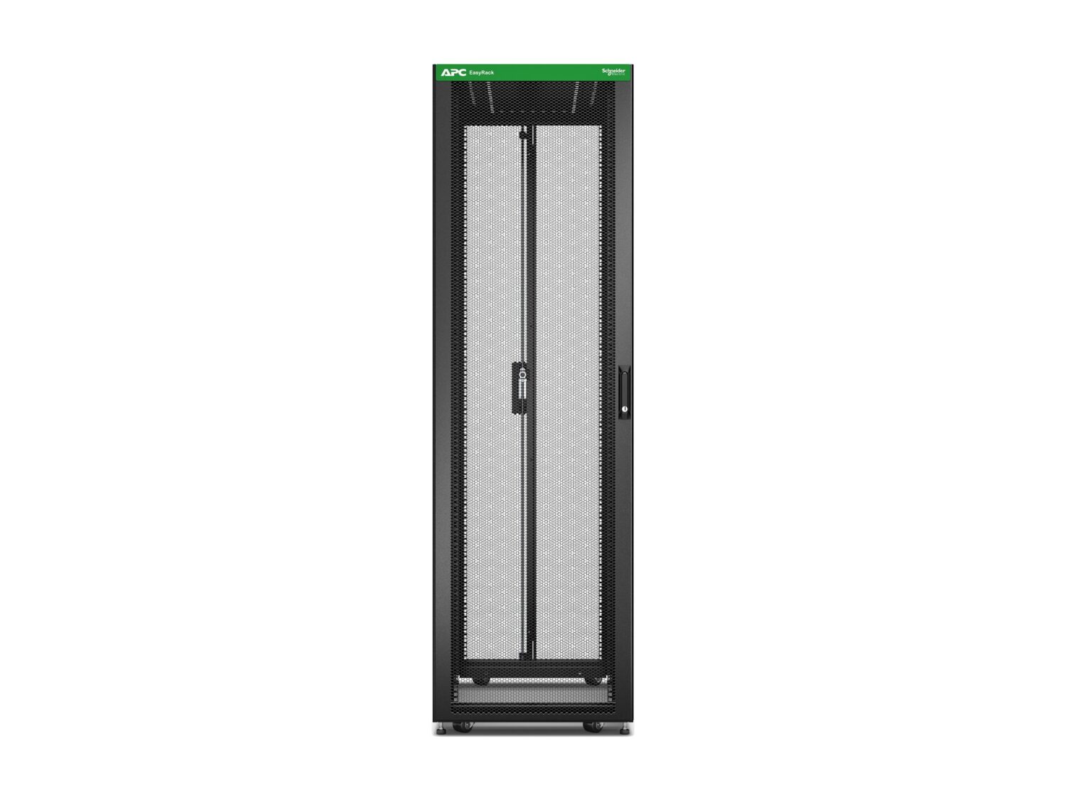 APC Easy Rack 600mm/42U/1000mm , with Roof, castors, feet and 4 Brackets, No Side panels, black | Schneider Electric