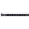 DIGITUS Socket strip with aluminum profile, 12-way, 2 m cable safety plug