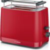 Bosch Compact Toaster | TAT3M124 MyMoment | Number of slots 2 | Housing material Plastic | Red