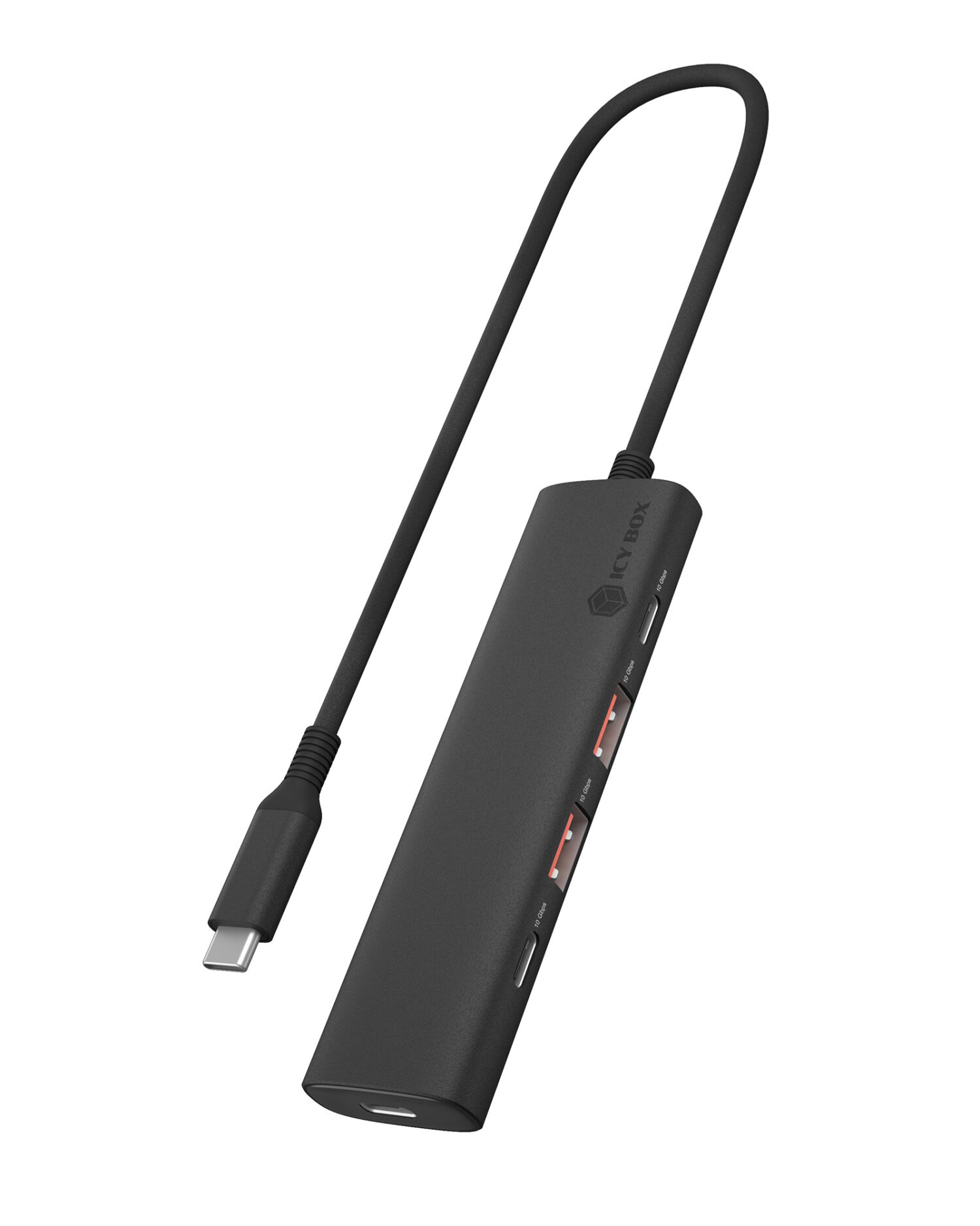 Raidsonic | 4-Port USB 3.2 Gen 2 Hub with Power Delivery | IB-HUB1437-CPD