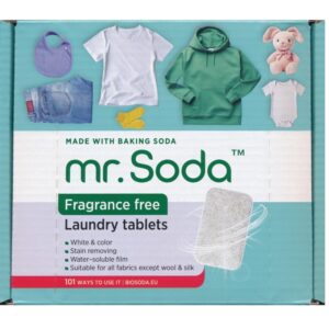 Soda | Laundry tablets FRAGRANCE FREE, 30 pcs x 25 g | mr. Soda