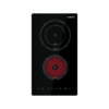 CATA Hob | TD 3002 BK | Vitroceramic | Number of burners/cooking zones 2 | Touch | Timer | Black