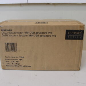 SALE OUT. Caso VRH 790 advanced Pro Vacuum sealer | Caso | Bar Vacuum sealer | VRH 790 Advanced Pro | Power 130 W | Temperature control | USED, SCRATCHES ON TOP
