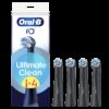 Oral-B | Replaceable toothbrush heads | iO UltimateClean | Heads | For adults | Number of brush heads included 4 | Black