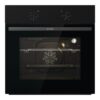 Gorenje Oven | BO6615E01B | 60 L | Electric | EnamelClean | Push pull buttons | Height 59.5 cm | Width 59.5 cm | Black