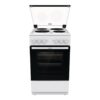 Gorenje Cooker | GE5A21WH | Hob type Electric | Oven type Electric | White | Width 50 cm | Grilling | Depth 59.4 cm | 68 L