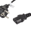 Lanberg | CEE 7/7 to IEC 320 C13 Power Cord | CA-C13C-11CC-0018-BK