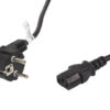 Lanberg | CEE 7/7 to IEC 320 C13 Power Cord | CA-C13C-11CC-0050-BK