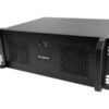Lanberg Rackmount server chassis lanberg ATX 350/10 19"/4U | Black