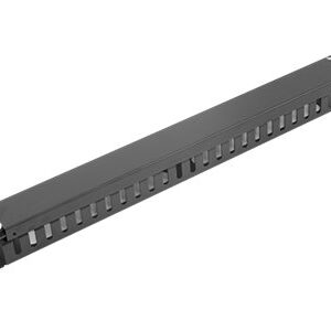 Lanberg 19" cable management panel type A 1U | AK-1201-B | Black